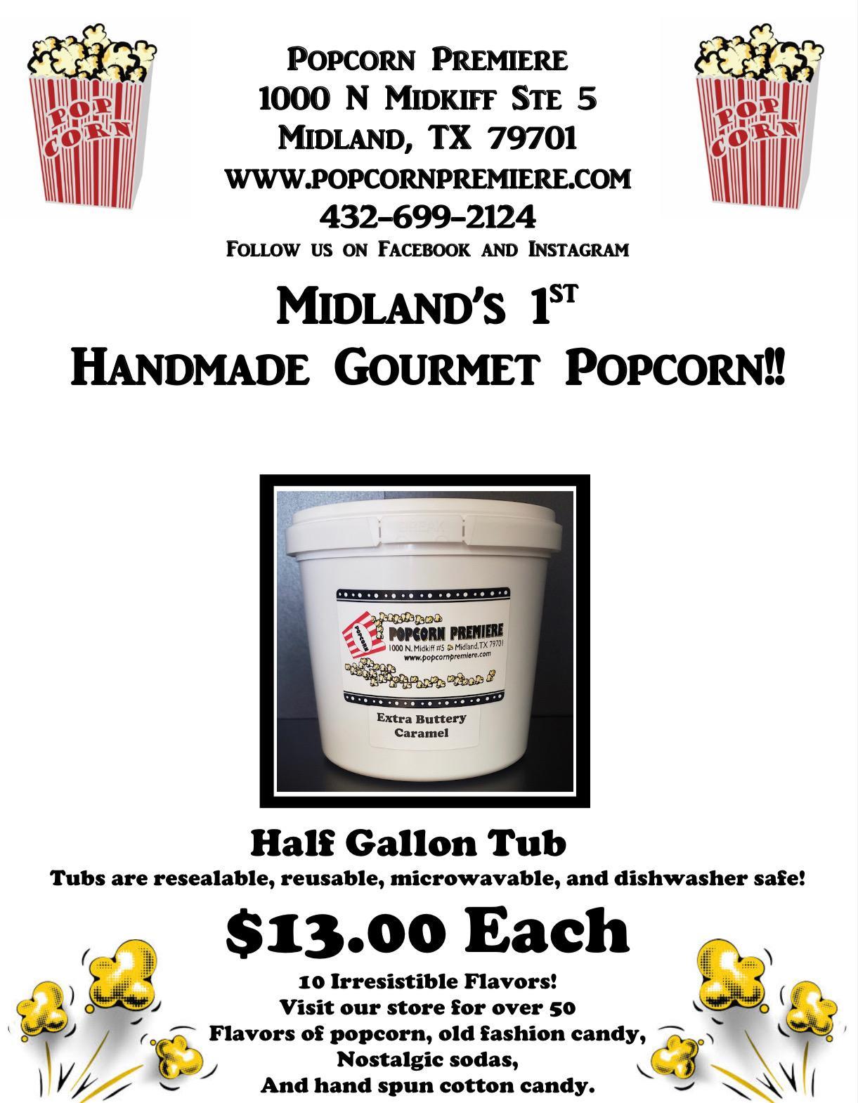 Fundraising Popcorn Premiere Midland, TX
